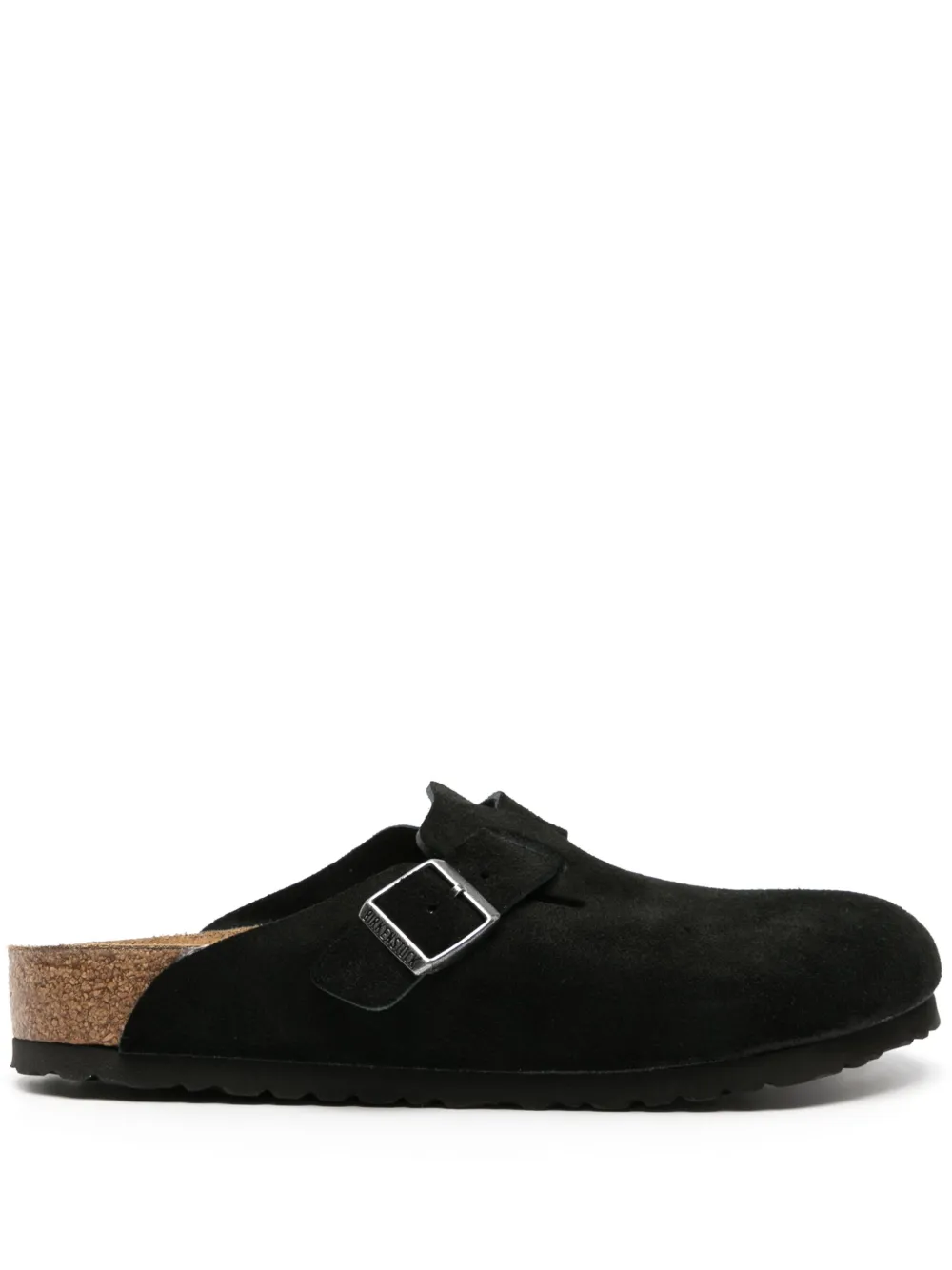 

Замшевые слиперы Boston BIRKENSTOCK, черный