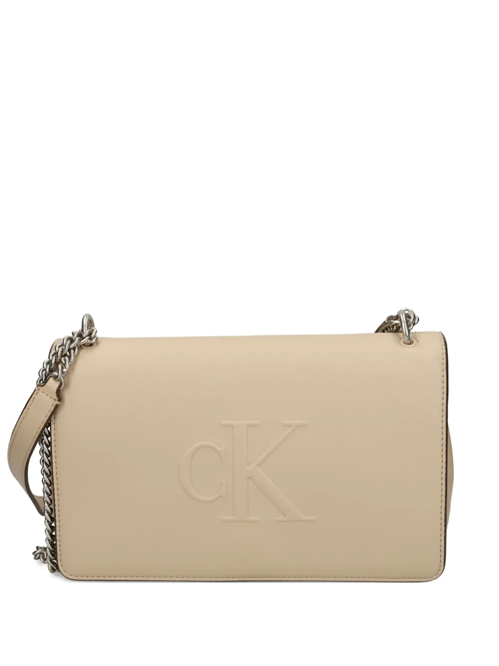 

Сумка через плечо с тисненым логотипом Calvin Klein, нейтральный