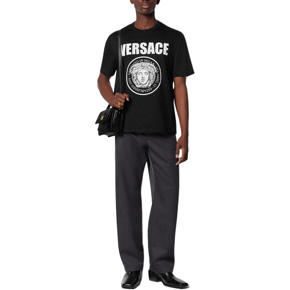 Футболка Medusa Biggie Crewneck VERSACE, черный — фото 2
