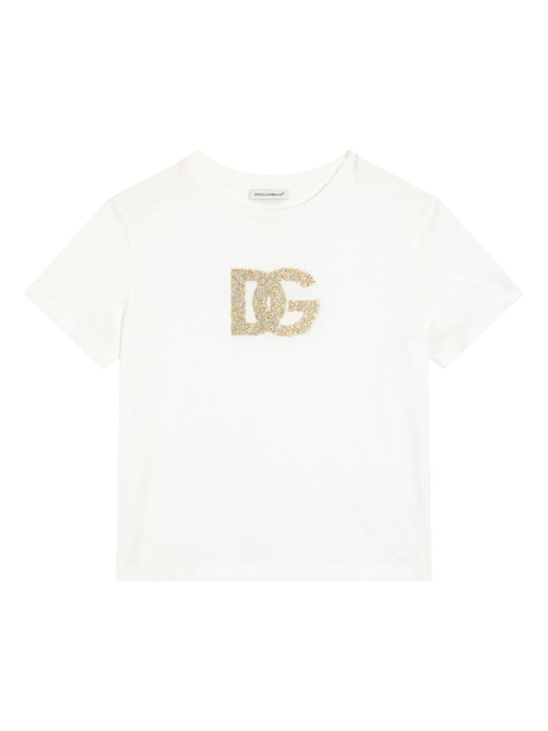 

Футболка с логотипом DG Dolce & Gabbana Kids, белый