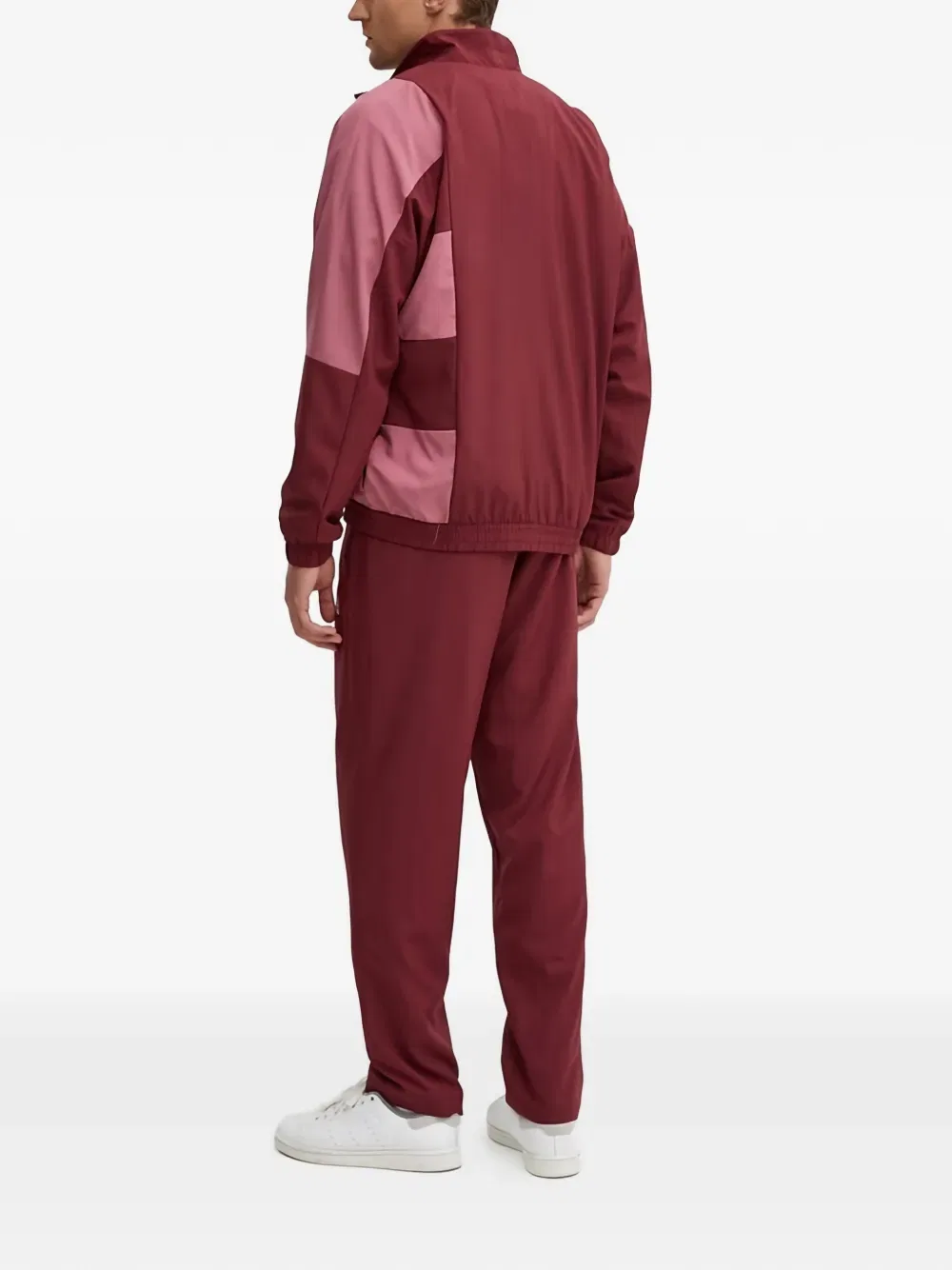 Куртка на молнии с цветовыми блоками Adidas, красный — фото 3