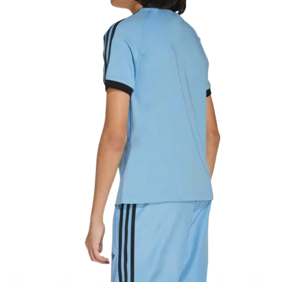 Футболка Adicolor 3 Stripes для детей Adidas Originals, Gray Blue — фото 3