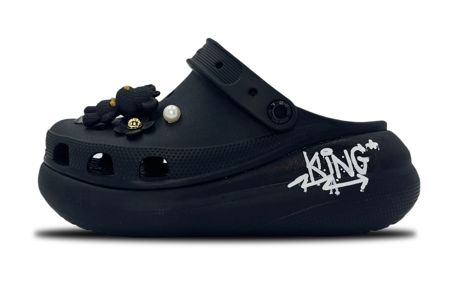 

Crocs Клоги унисекс черные, цвет Black