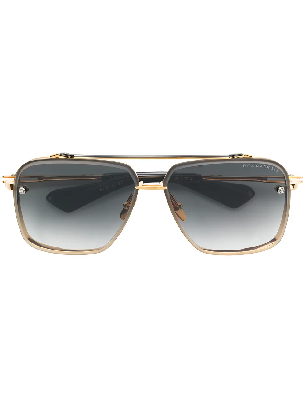 

Солнцезащитные очки оверсайз Dita Eyewear, золотой