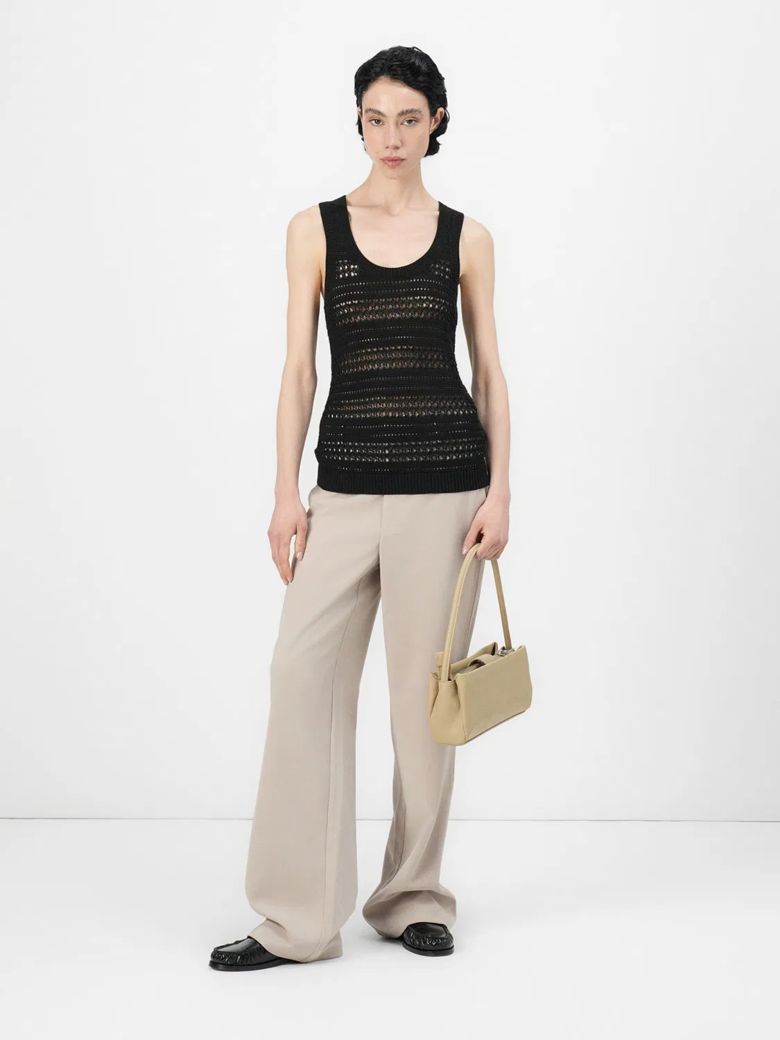Вязаный топ Tommy Hilfiger, Black — фото 4