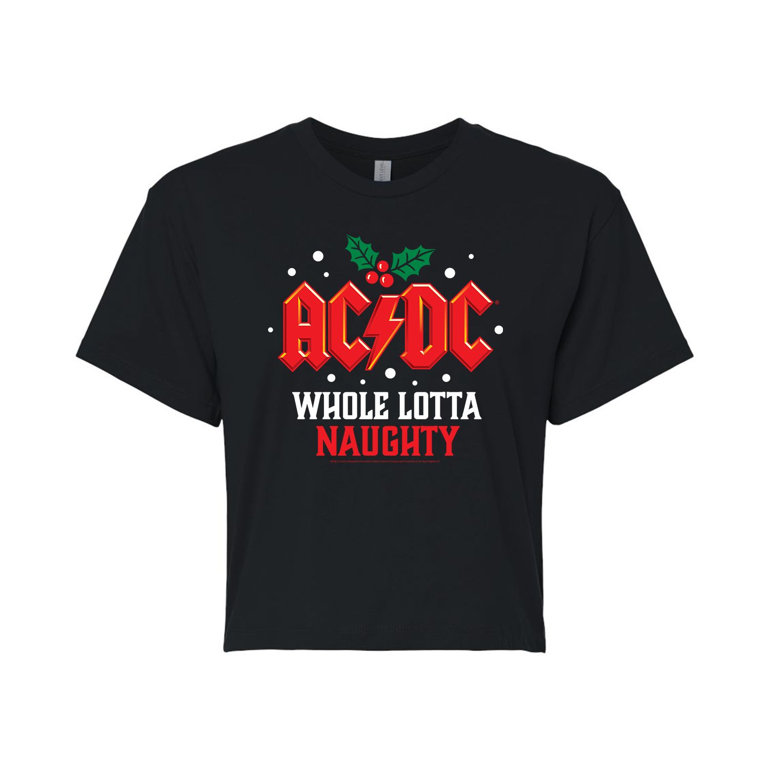 

Укороченная футболка AC/DC Whole Lotta Naughty для юниоров Licensed Character