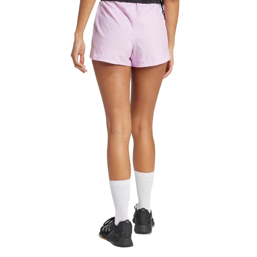С AdiClub Pacer Training 3 Stripes Woven High Rise Shorts Adidas, белый — фото 3