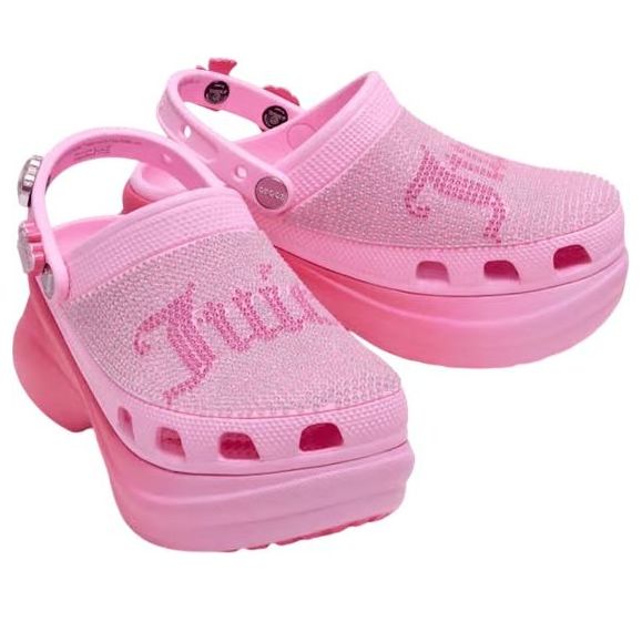 Сандалии Crocs x Juicy Couture Classic Bae Clog 'Pink', розовый — фото 2