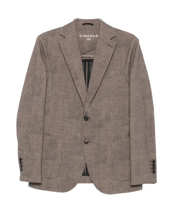 

Коричневая фактурная куртка Circolo 1901, коричневый