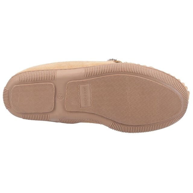 Женские кожаные тапочки Allie без шнуровки Hush Puppies, коричневый — фото 4