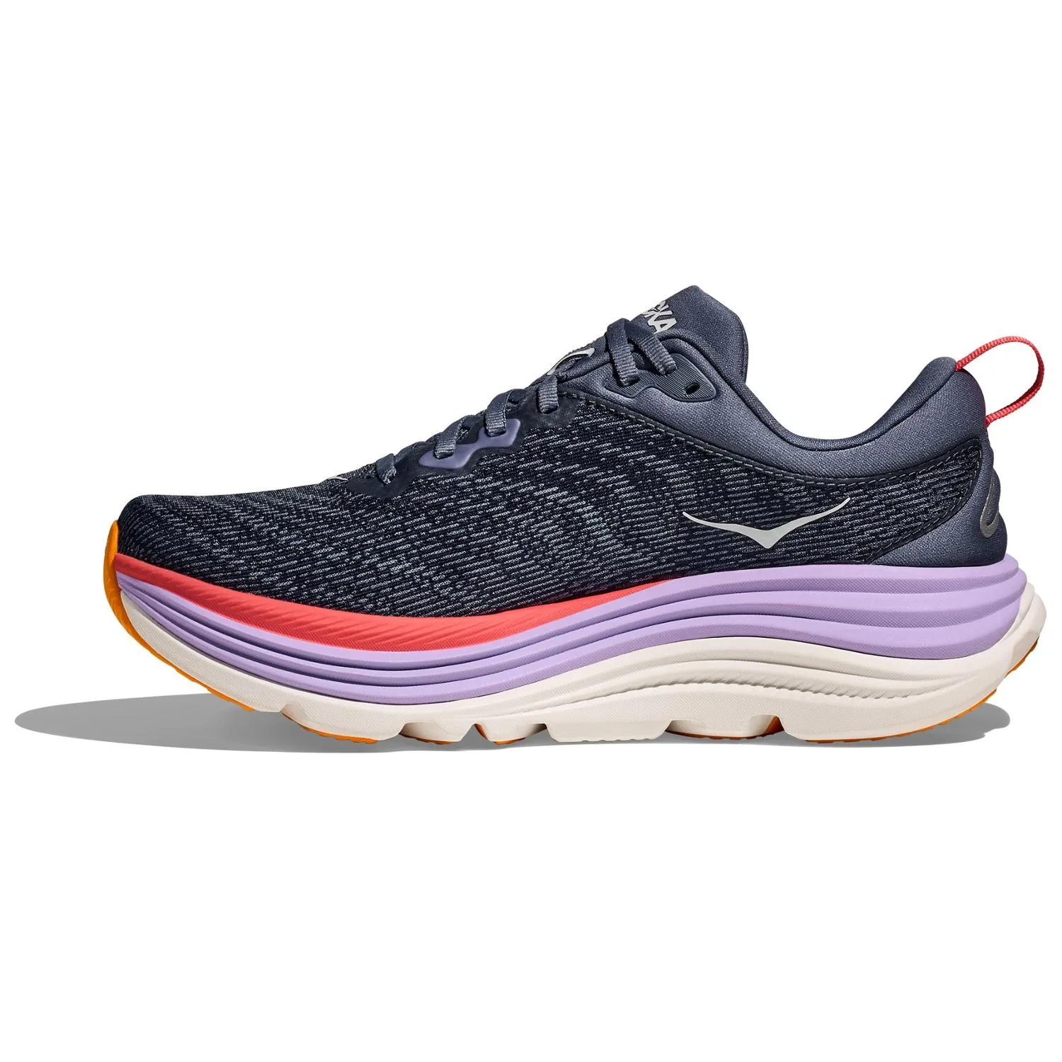 Женские кроссовки Gaviota 5 для бега по дороге HOKA, Anchor/Grapefruit — фото 2