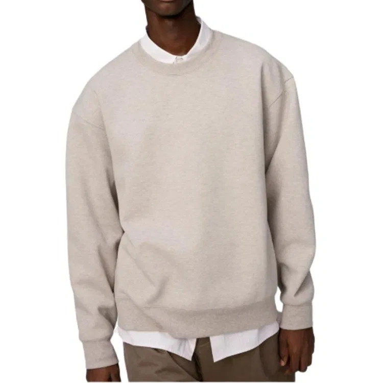 Свитшот унисекс beige с круглым вырезом UNIQLO