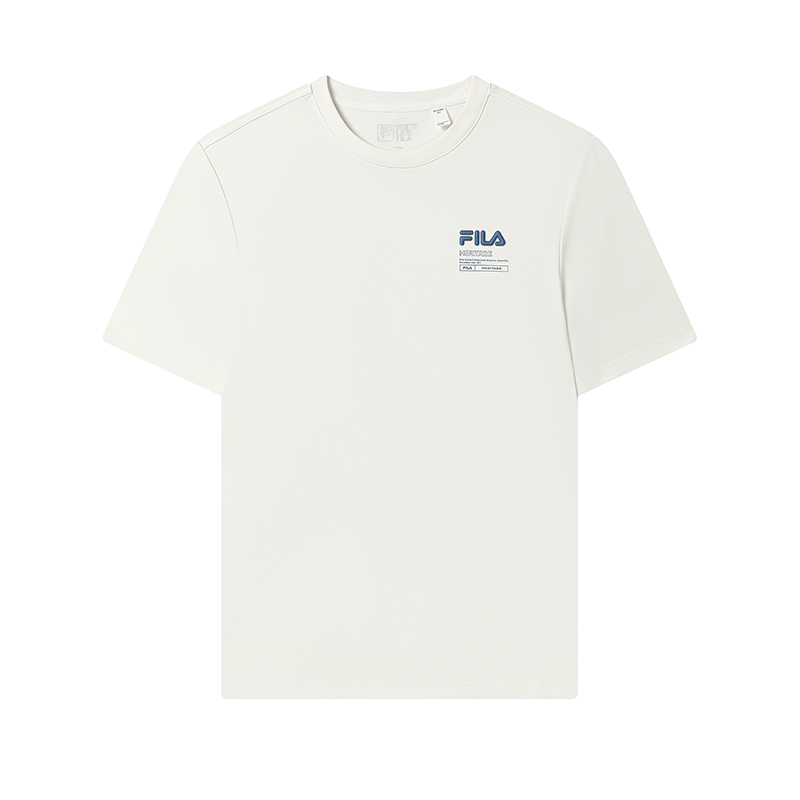 

FILA Футболка Heritage мужская cloud white, Белый, FILA Футболка Heritage мужская cloud white