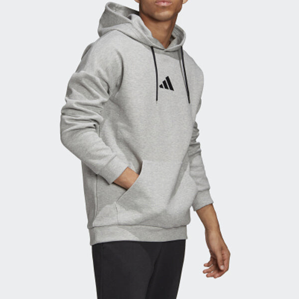 Толстовка Men's adidas TIGER OH Printing Gray, серый — фото 3