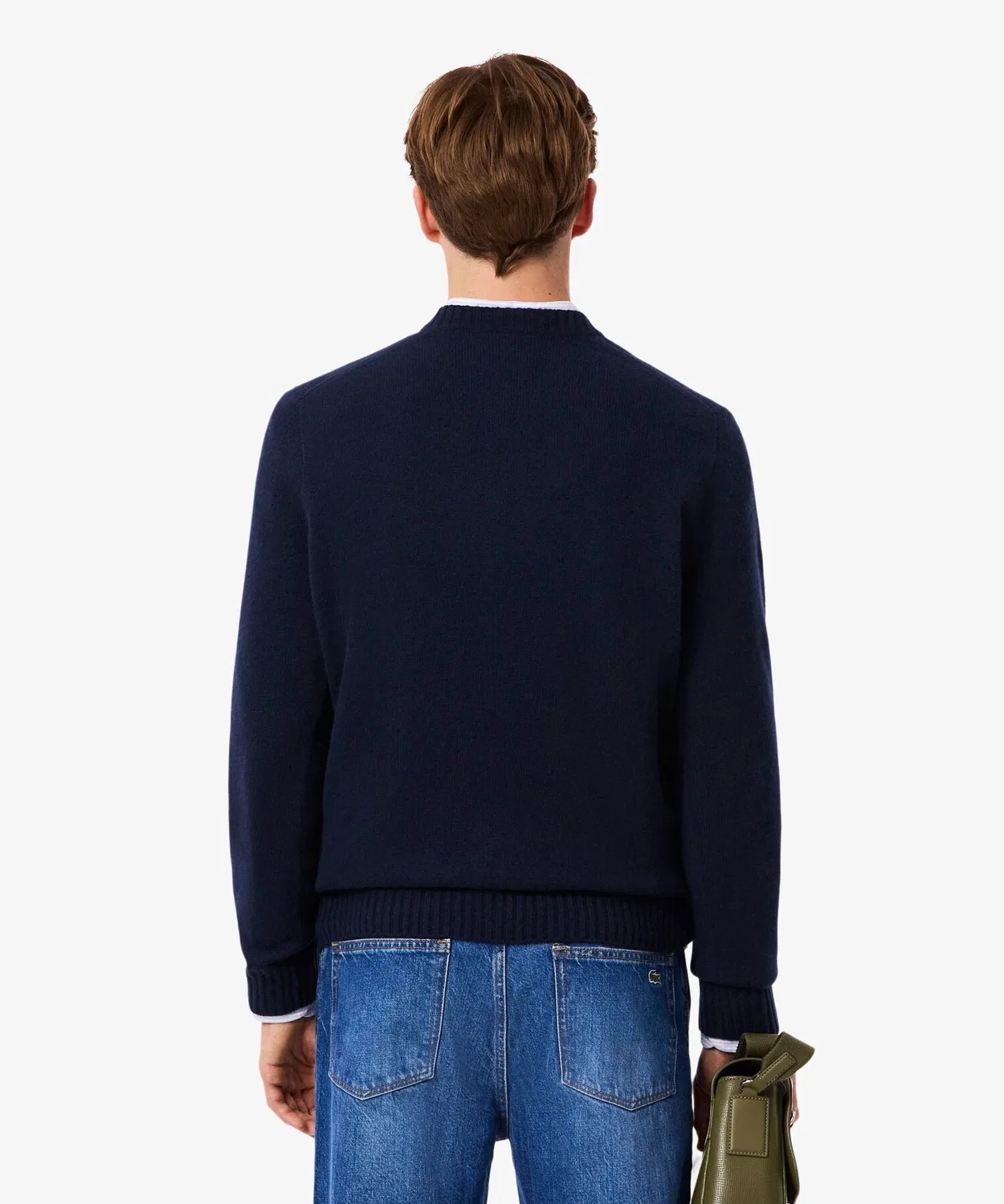 Свитер Essential Cashmere 3D Seamless Knit, тёмно-синий — фото 4