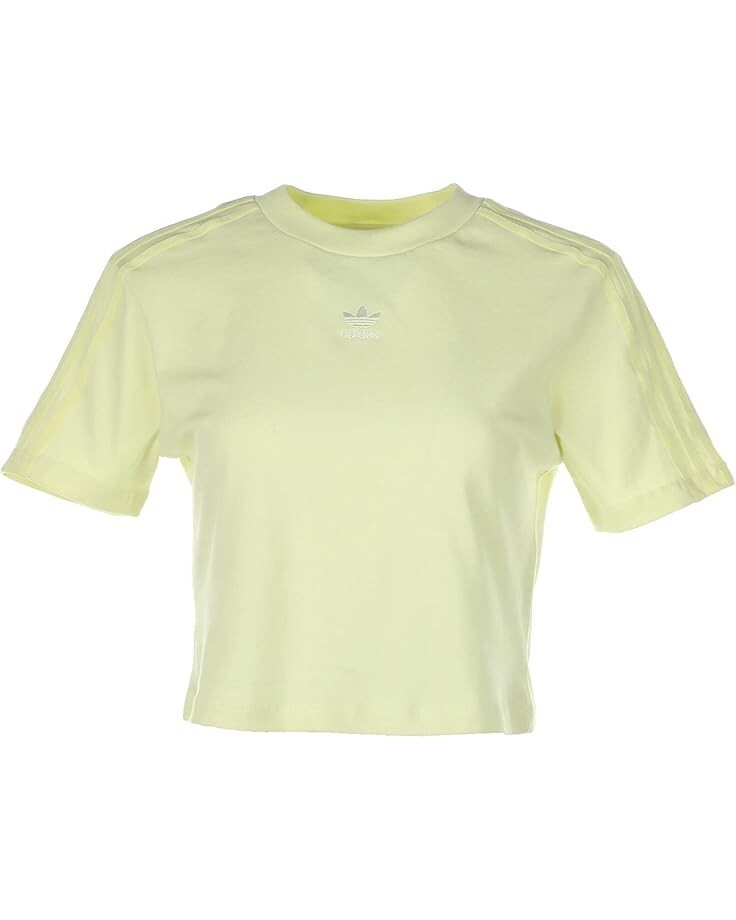 

Футболка adidas Originals Cropped Adicolor Tee, цвет Hazy Yellow