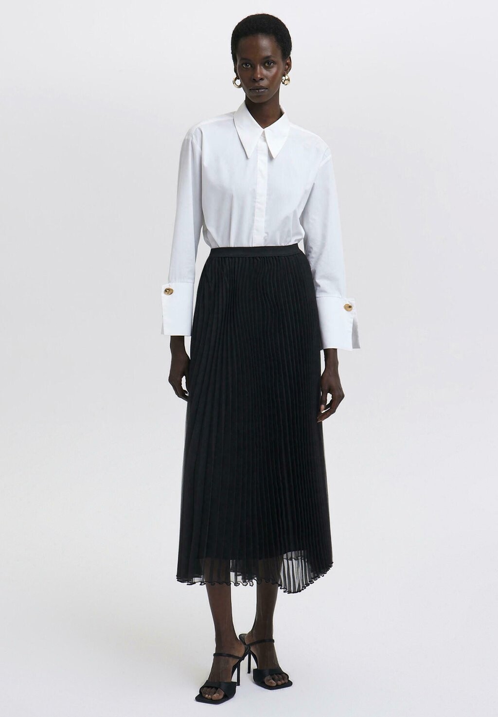 

Юбка плиссированная PLEATED ORGANZA Touché Privé, черный
