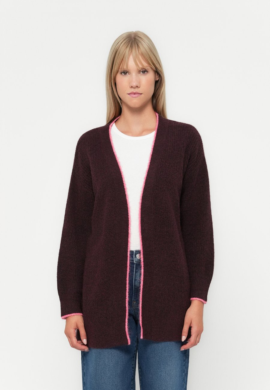

Кардиган ONLY ONLHAVANNA OPEN CARDIGAN, Winetasting/Pink Lemonade /Dark Red