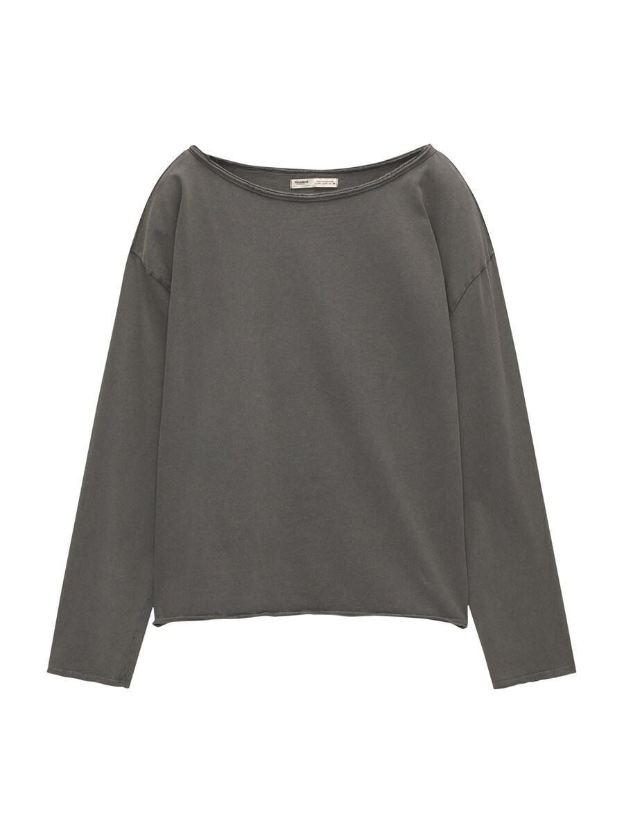 

Рубашка Pull&Bear, темно-серый