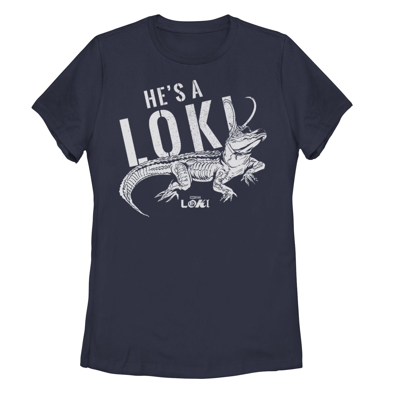 

Футболка для юниоров Marvel Loki Alligator Loki с надписью «Он Локи» Licensed Character