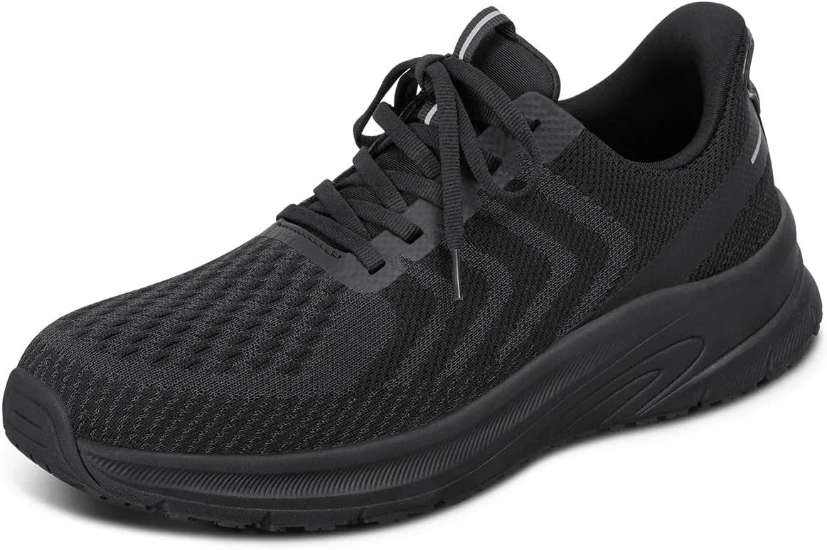 Мужские ортопедические кроссовки Orthofeet Tilos без использования рук, Black