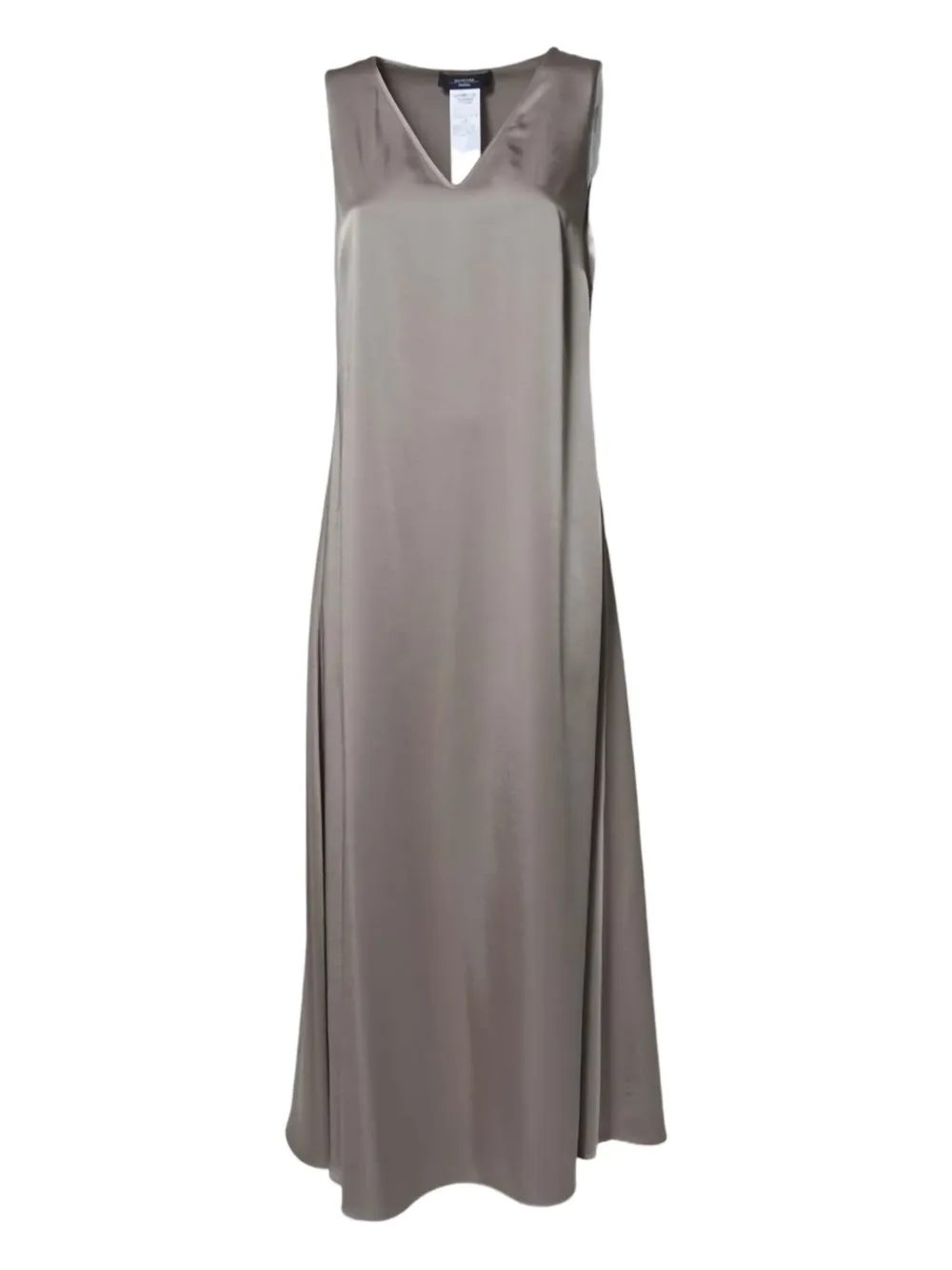 

Платье с V-образным вырезом Weekend Max Mara, серый
