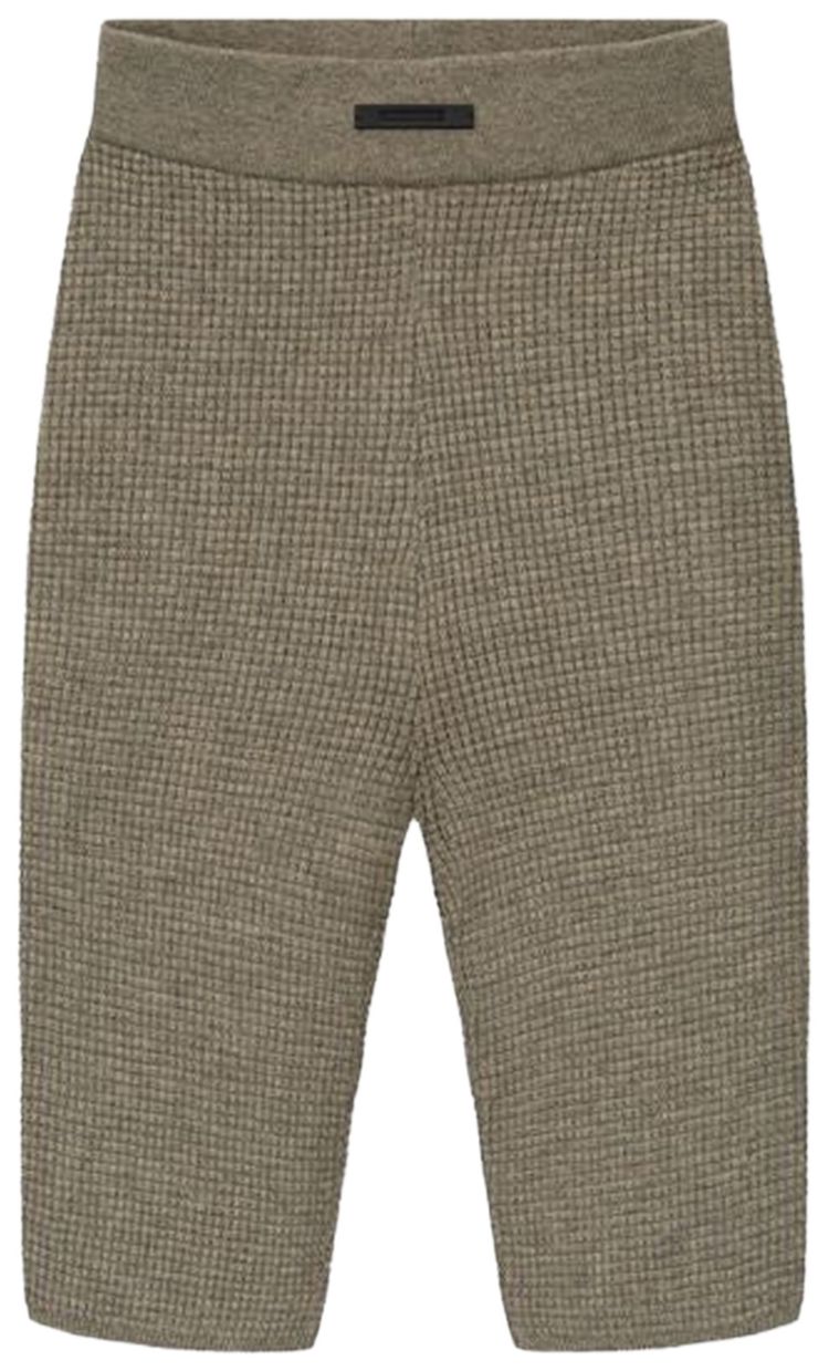 

Шорты Fear of God Essentials Waffle Biker Short, серый