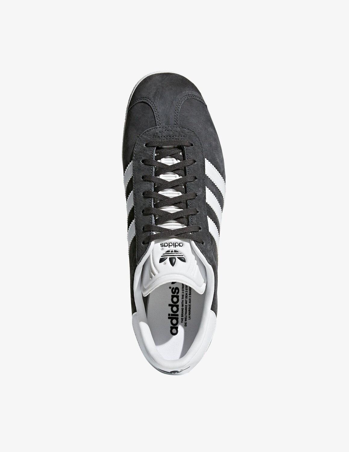 Кроссовки Газель Adidas Originals, серый — фото 3