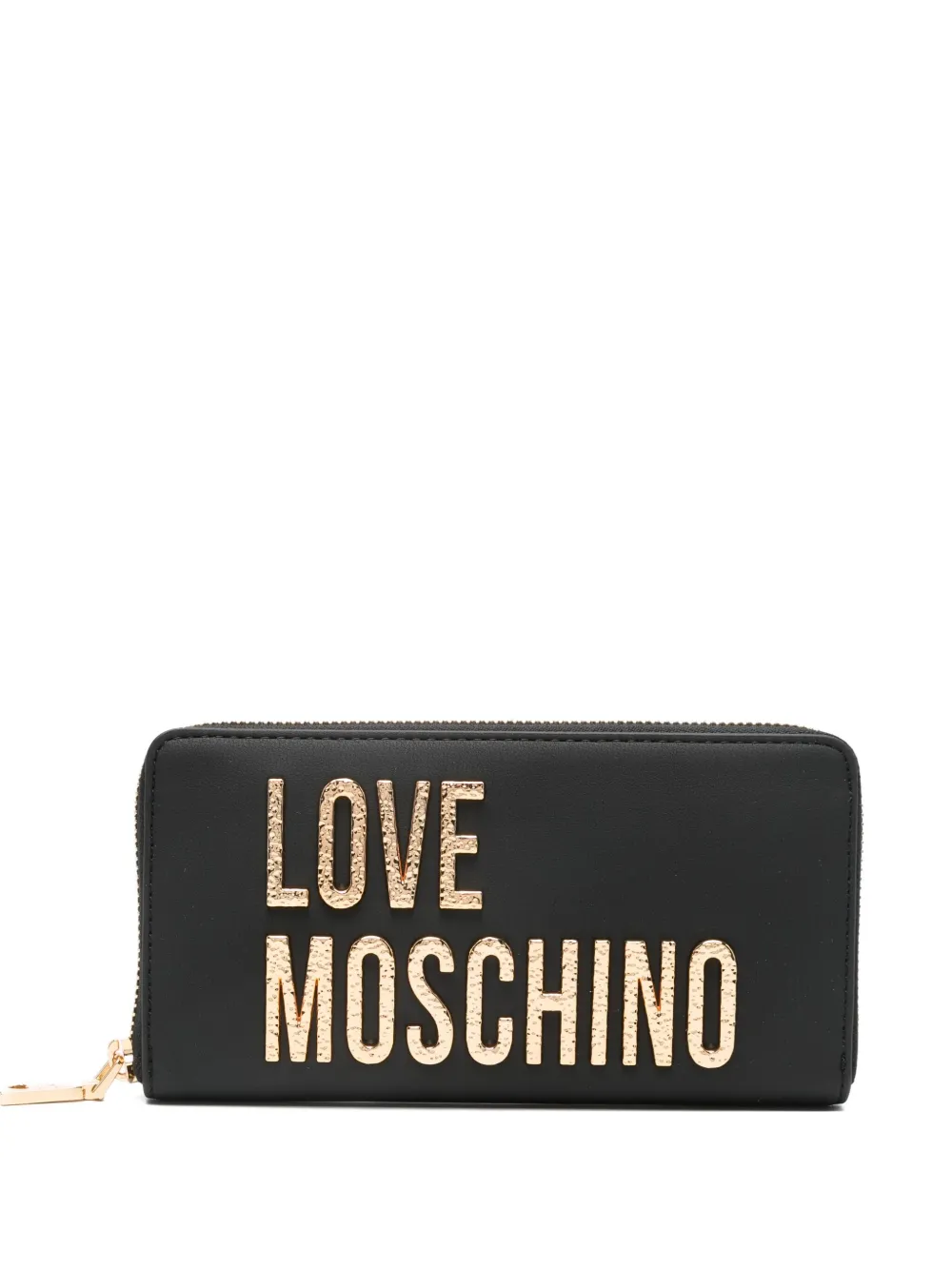 

Кошелек с застежкой-молнией и логотипом Love Moschino, черный
