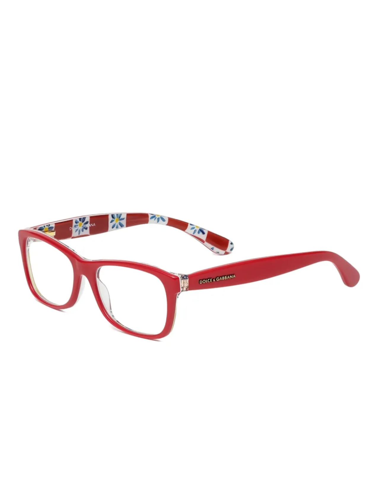 

Очки в прямоугольной оправе Dolce & Gabbana Eyewear, красный