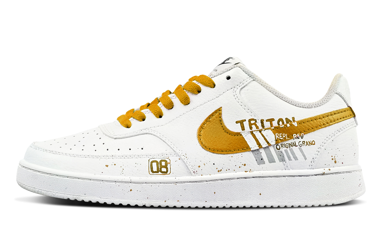 

Nike Court Vision 1 White Space 2.0 устойчивые к истиранию нескользящие низкие кроссовки для скейтбординга мужские yellow white