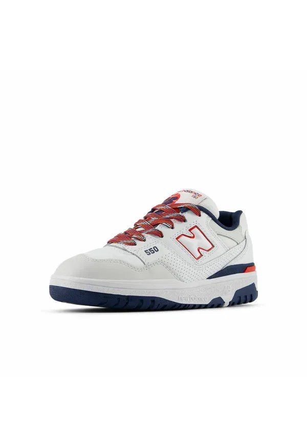 Кроссовки New Balance 550, белый красный — фото 2