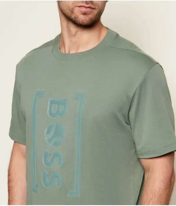 Футболка Iconic TL relaxed fit Boss Green, зеленый — фото 4