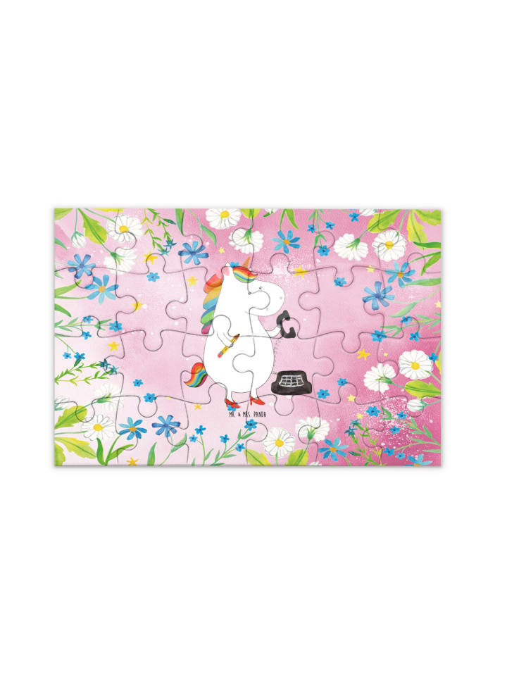 

Mr. & Mrs. Panda Загадка «Единорог-секретарь», не говоря ни слова, пастельно-красного цвета