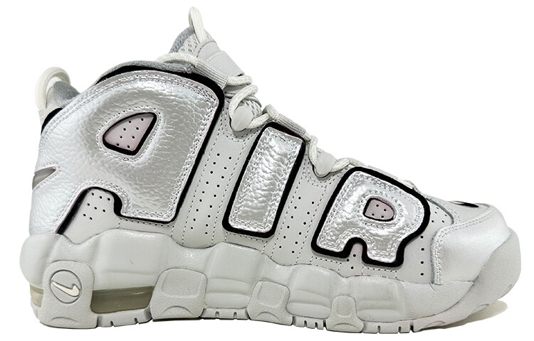 Женские баскетбольные кроссовки Nike Air More Uptempo Vintage, Light Gray — фото 2