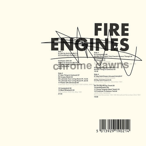 

Виниловая пластинка Fire Engines: Chrome Dawns - Expanded Edition