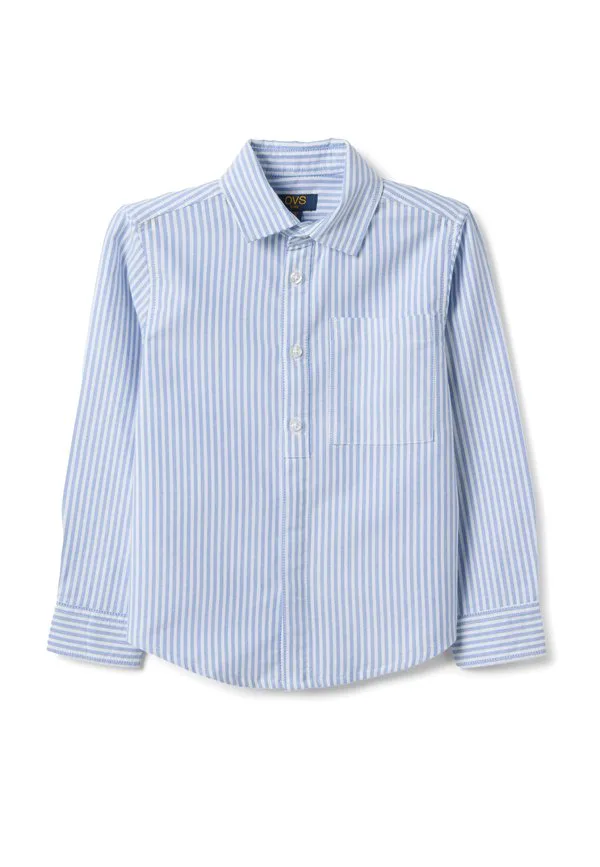Рубашка в полоску стандартного кроя Ovs, White Light Blue