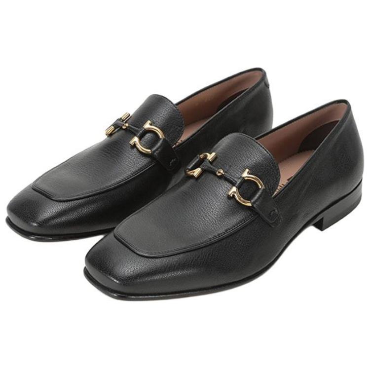 Ferragamo GANCINI лоферы мужские черные — фото 4