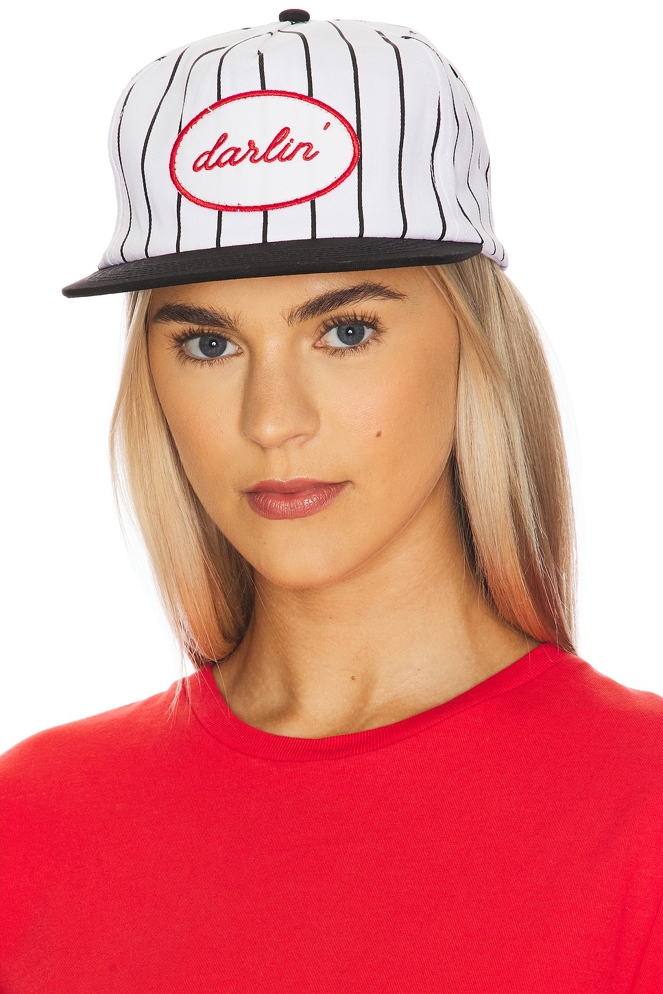 

Бейсболка Patch cap Darlin, pinstripe red, white & blue