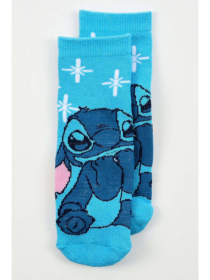 

Lilo & Stitch Носки "Лило и Стич" светло-голубого цвета