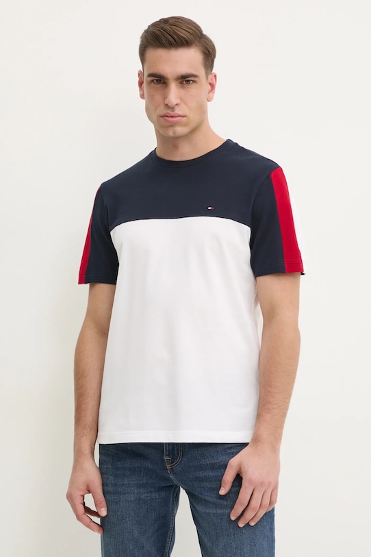 

Хлопковая футболка Tommy Hilfiger, темно-синий