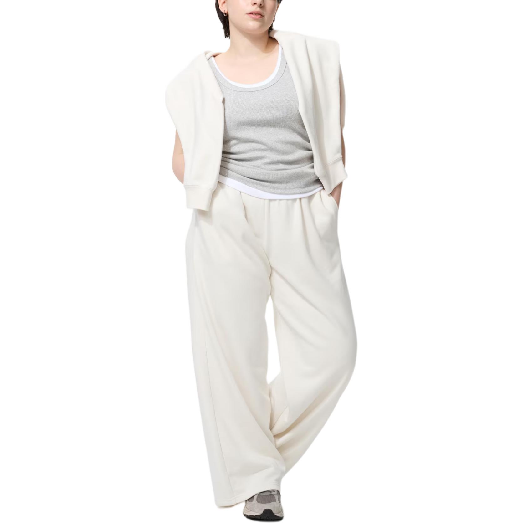 

Женские повседневные брюки UNIQLO, экрю