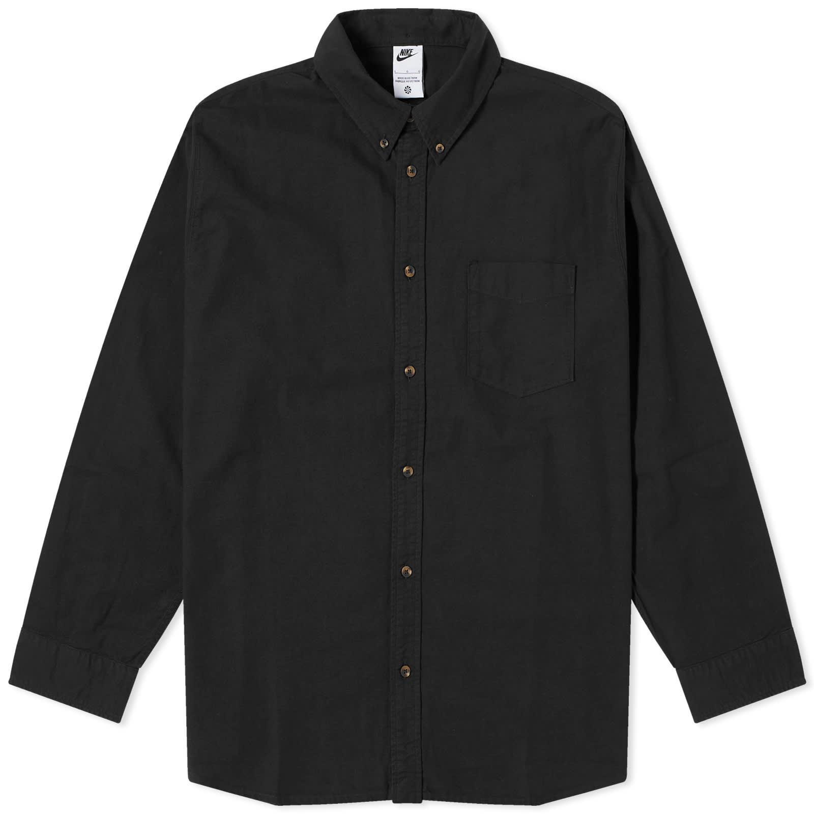 

Рубашка Nike Life Oxford Buttondown, черный