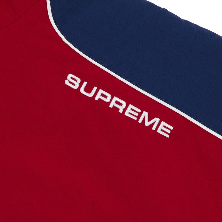 Спортивная куртка Supreme Faux Fur Reversible Hooded Track Jacket, Red — фото 3