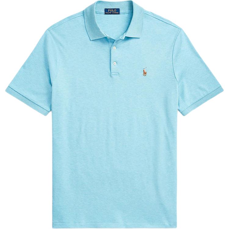 Винтажная 2023 года поло с вышитой лошадкой Polo Top Polo Ralph Lauren, синий — фото 2