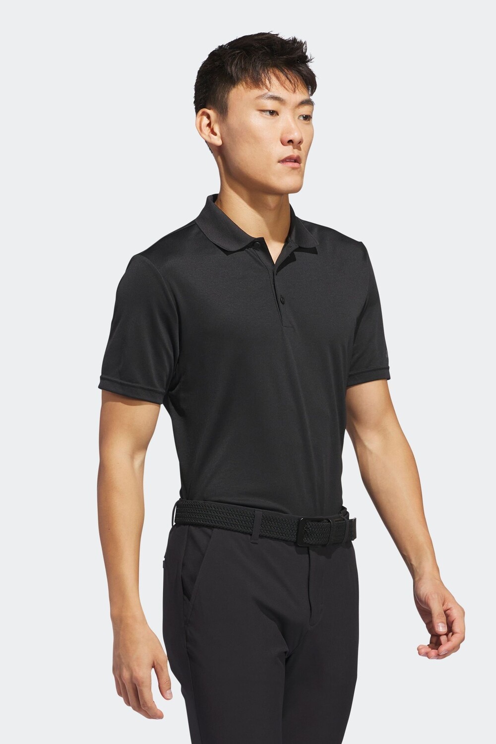 Рубашка поло Adidas Golf, черный — фото 3