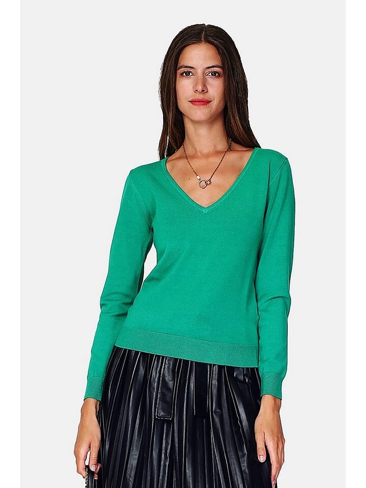 

Пуловер William de Faye Pullover, зеленый