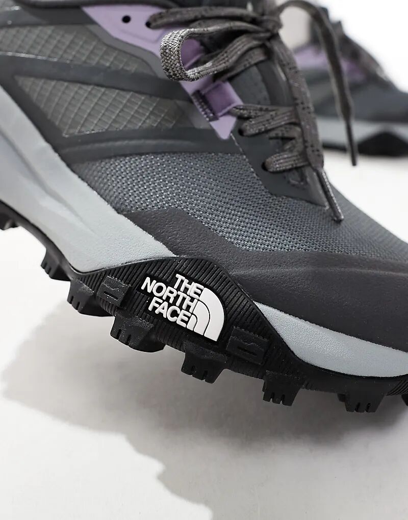 Кроссовки для бега по пересеченной местности North Face Offtrail Versa серого цвета — фото 2