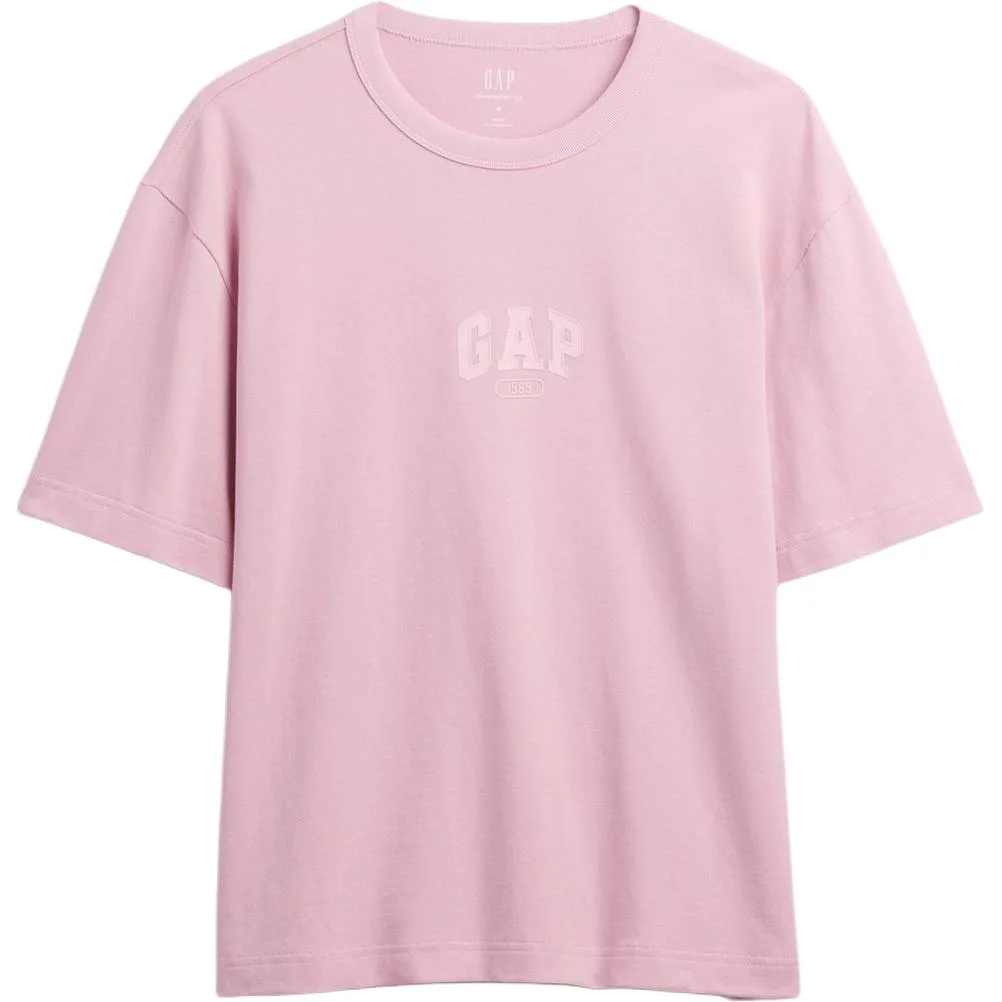 Футболка унисекс с круглым вырезом GAP, розовый