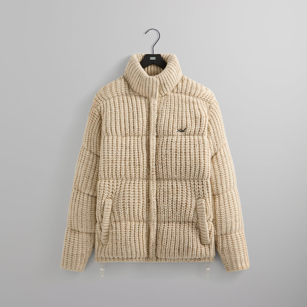 

Куртка Kith Killington Knit Puffer Jacket, цвет Muslin